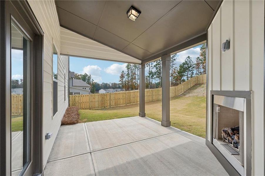 Exterior details and patio area of a home in Fowler Farms, Auburn (Image 3).