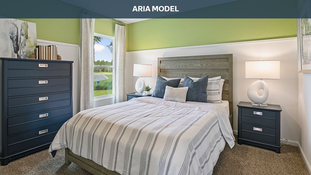 Representative furnished interior of a home built from the Aria by D.R. Horton in Sawmill Branch Express, Palm Coast (Image 17).