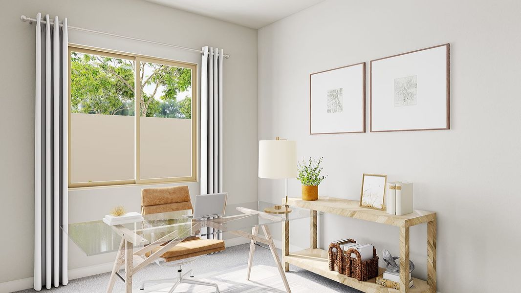 Representative furnished interior of a home built from the Echo Plan 4508 by Tri Pointe Homes in Soleo, San Tan Valley (Image 10).