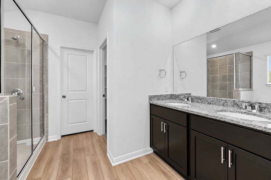 Furnished interior view inside a new home in Sunfield, Buda (Image 5).