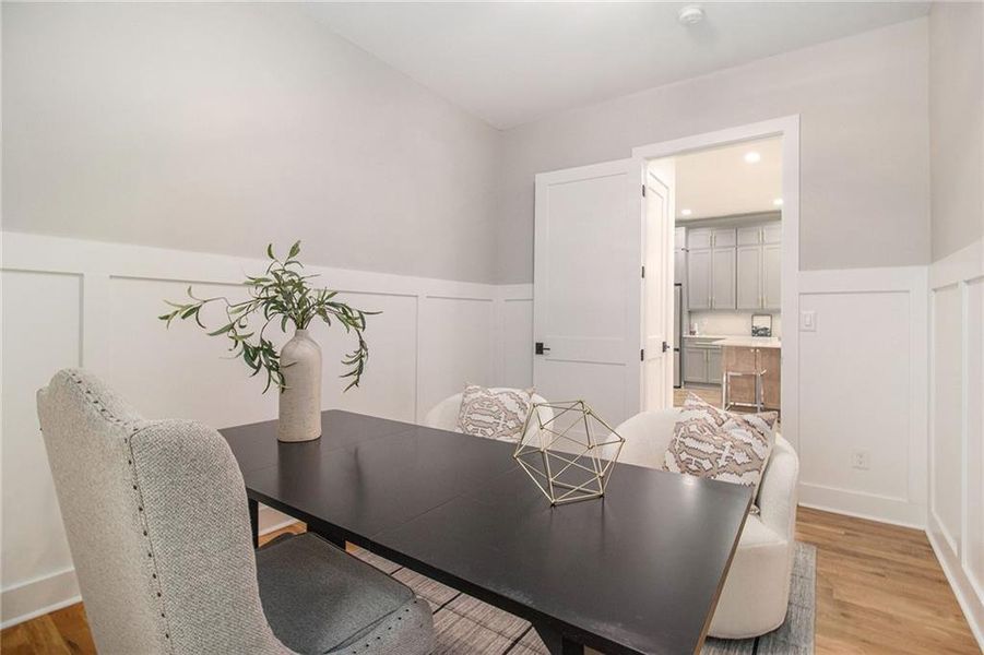 Furnished interior view inside a new home in , Atlanta (Image 9). Furnished interior view inside a new home in , Atlanta (Image 9).