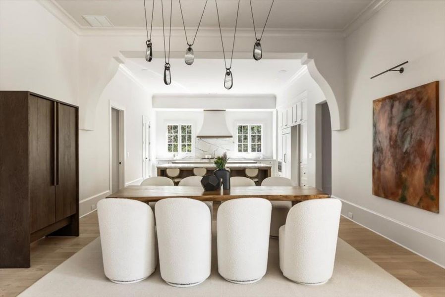 Furnished interior view inside a new home in , Alpharetta (Image 54).