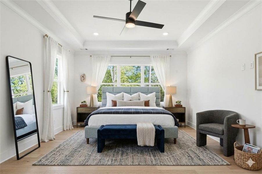 Furnished interior view inside a new home in , Marietta (Image 36).