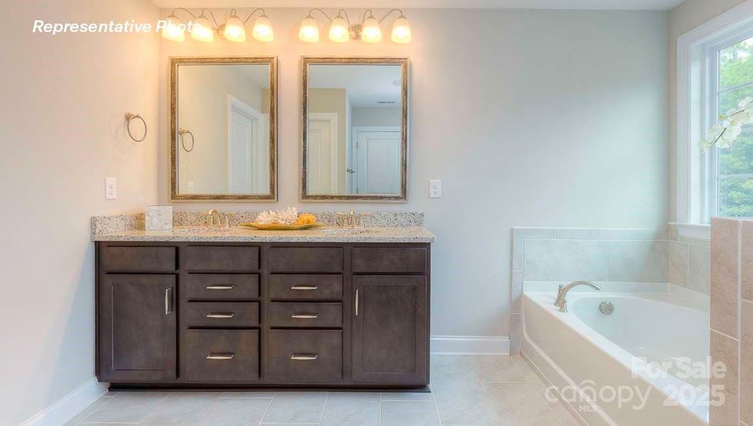 Furnished interior view inside a new home in Sanctuary at Southgate, Indian Trail (Image 27).