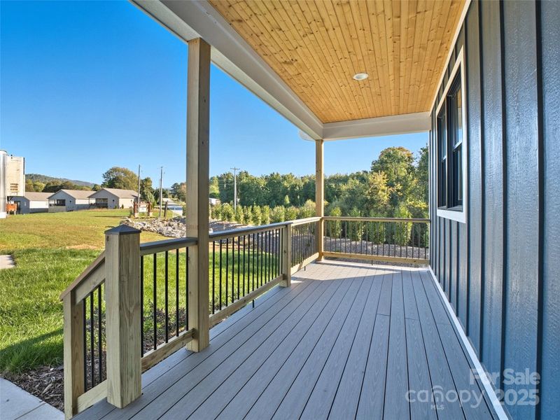Exterior details and patio area of a home in , Hendersonville (Image 21).