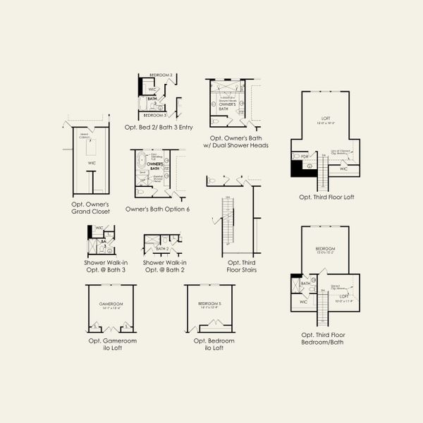 2D floor plan layout for the Barrington by John Wieland in McCoy Farm, Wesley Chapel, NC (Image 8). 2D floor plan layout for the Barrington by John Wieland in McCoy Farm, Wesley Chapel, NC (Image 8).
