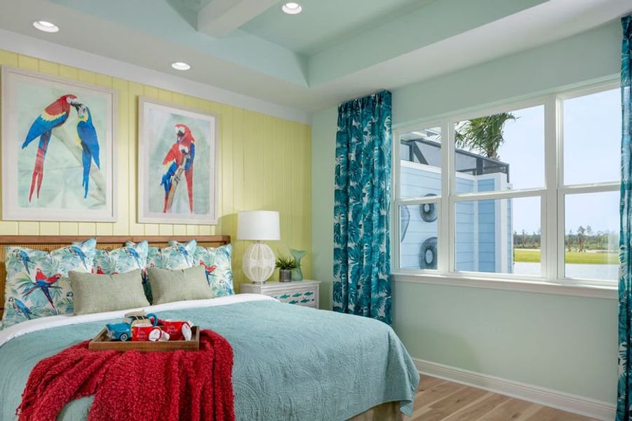 Representative furnished interior of a home built from the Barbuda Bay by Minto Communities in Latitude Margaritaville Watersound, Panama City Beach (Image 5). Representative furnished interior of a home built from the Barbuda Bay by Minto Communities in Latitude Margaritaville Watersound, Panama City Beach (Image 5).