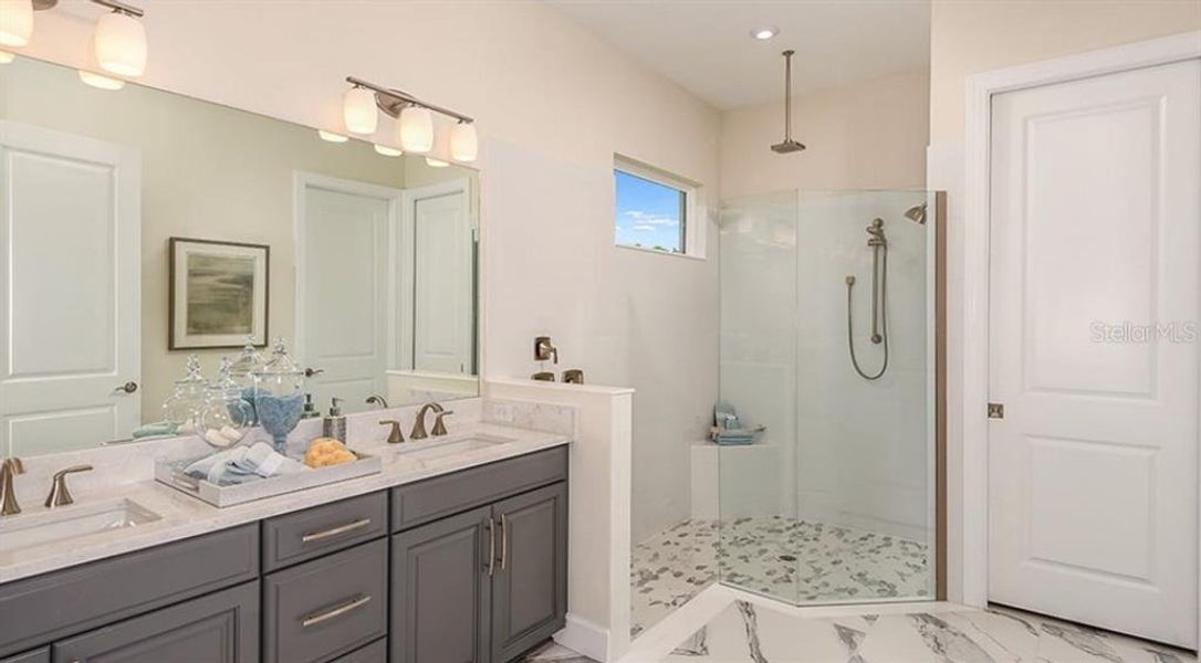 Furnished interior view inside a new home in Esplanade at Azario Lakewood Ranch, Lakewood Ranch (Image 17).