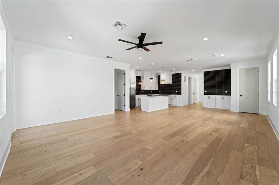 Open Concept Living Room View