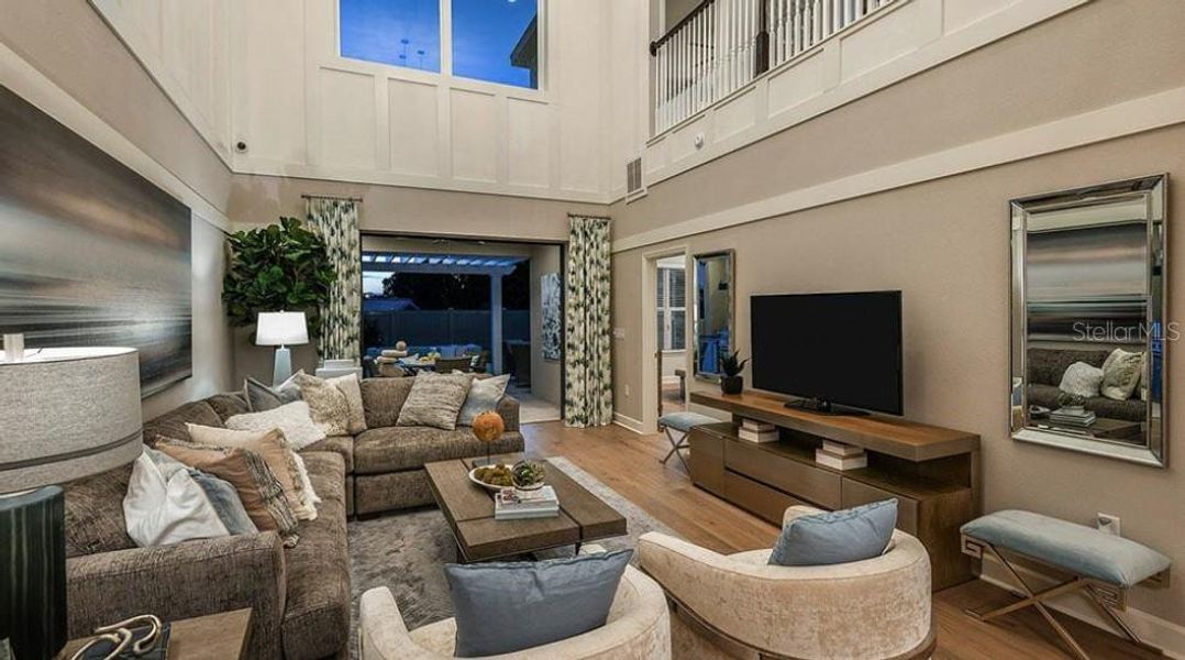 Furnished interior view inside a new home in The Waters at Center Lake Ranch, St. Cloud (Image 9).