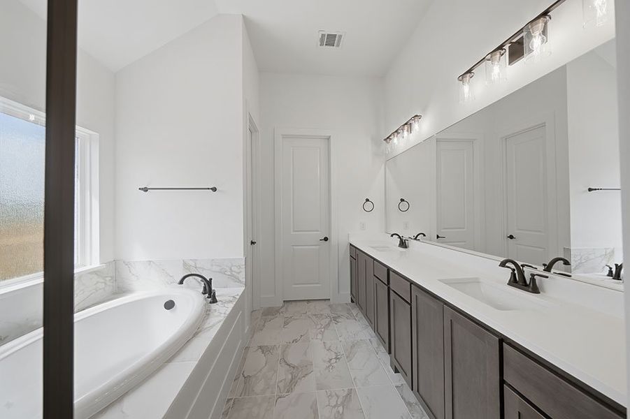Furnished interior view inside a new home in Tavolo Park, Fort Worth (Image 10).