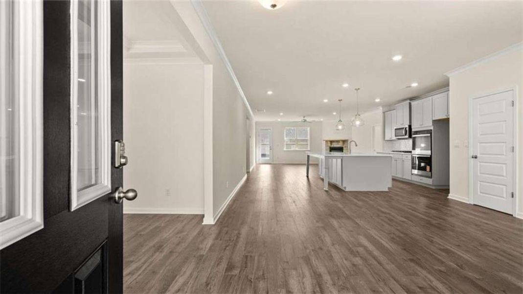 Spacious, unfurnished interior of a new home in The Gates at Pates Creek, Hampton (Image 34).