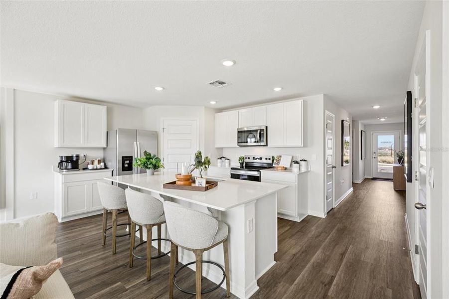 Furnished interior view inside a new home in Boulevard Oaks, Lady Lake (Image 9).