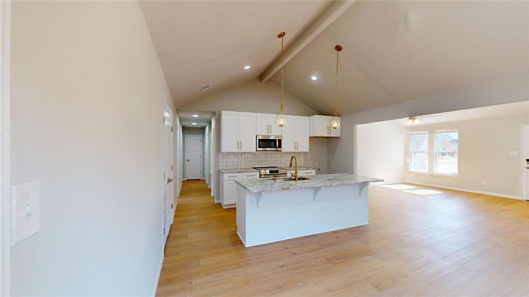 Furnished interior view inside a new home in , Cleburne (Image 6). Furnished interior view inside a new home in , Cleburne (Image 6).