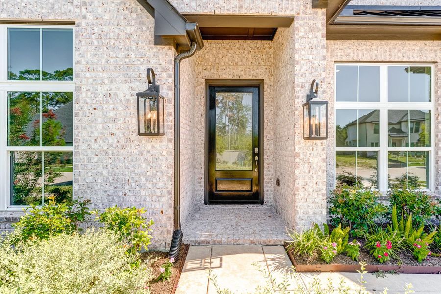Exterior details and patio area of a home in Audubon 60′, Magnolia (Image 28). Exterior details and patio area of a home in Audubon 60′, Magnolia (Image 28).