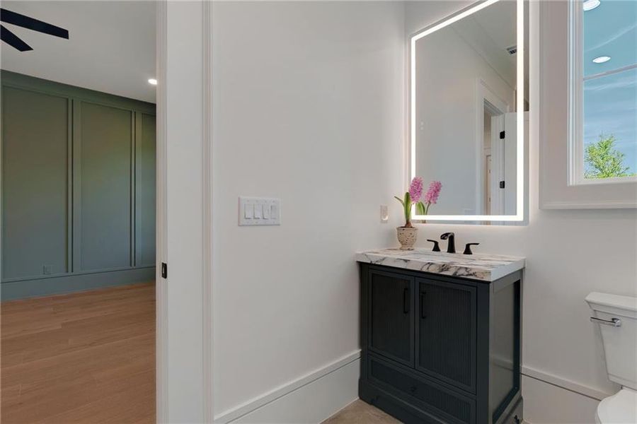 Furnished interior view inside a new home in , Monroe (Image 73).