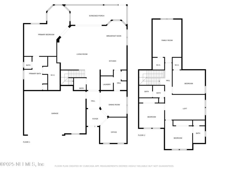 2D floor plan layout of this home in Palm Crest AT Seabrook, Ponte Vedra, FL (Image 3).