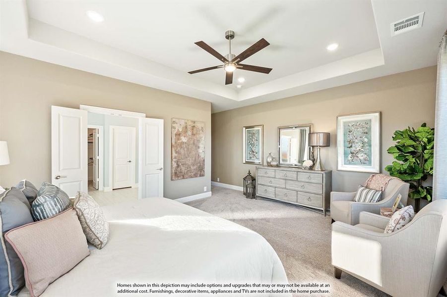 Furnished interior view inside a new home in The Oaks, Red Oak (Image 21). Furnished interior view inside a new home in The Oaks, Red Oak (Image 21).