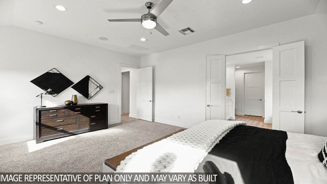 Furnished interior view inside a new home in River Ranch Estates, Dayton (Image 20).