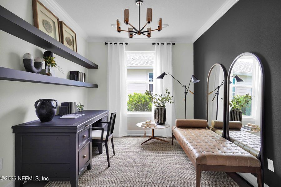 Furnished interior view inside a new home in The Preserve at Bannon Lakes, St. Augustine (Image 6).