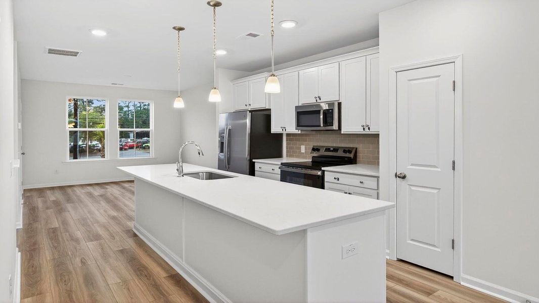 Furnished interior view inside a new home in , North Charleston (Image 3).