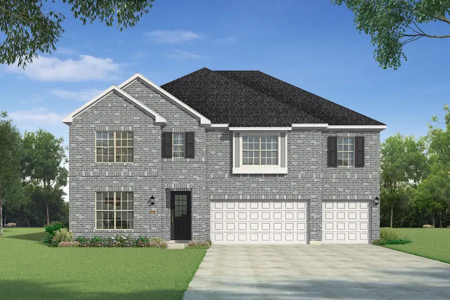 Representative exterior photo of a completed home built from the Pienza by Mattamy Homes in Sutton Fields, Celina, TX (Image 5).