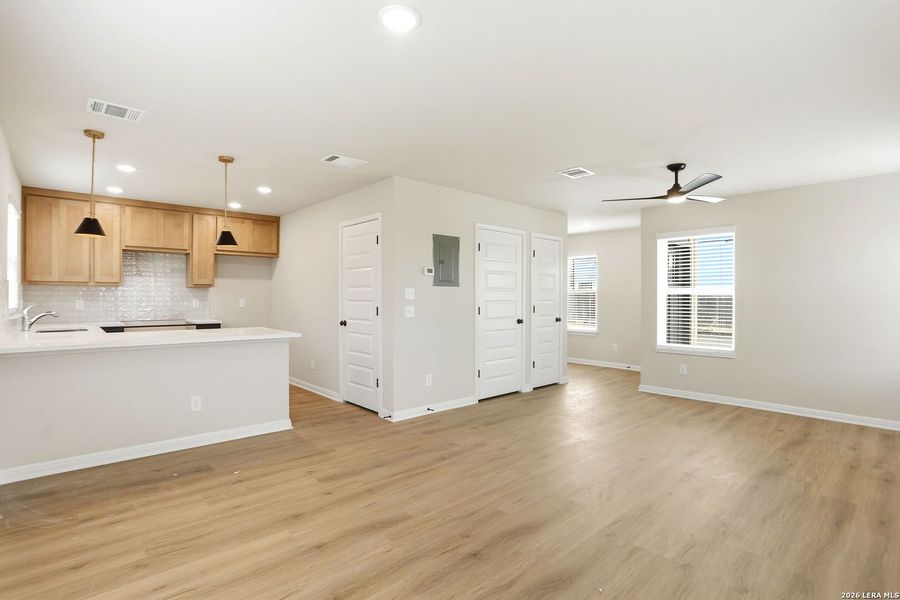 Spacious, unfurnished interior of a new home in , San Antonio (Image 24). Spacious, unfurnished interior of a new home in , San Antonio (Image 24).