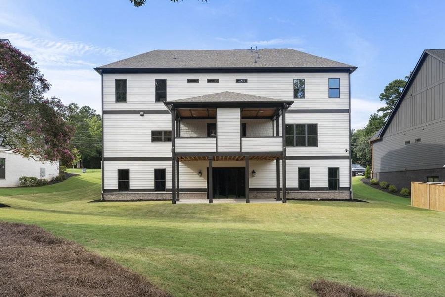 Exterior details and patio area of a home in , Buford (Image 4).