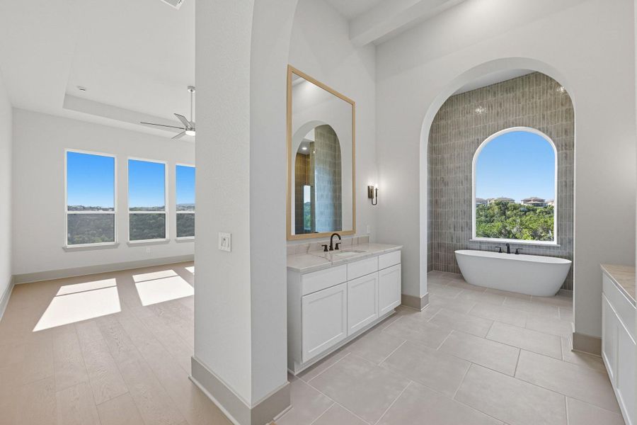 Furnished interior view inside a new home in , Lakeway (Image 11). Furnished interior view inside a new home in , Lakeway (Image 11).