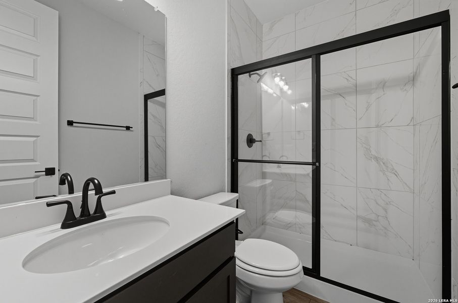 Furnished interior view inside a new home in The Reserve at Potranco Oaks, Castroville (Image 12). Furnished interior view inside a new home in The Reserve at Potranco Oaks, Castroville (Image 12).