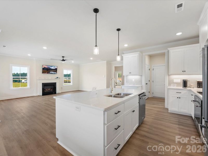 Furnished interior view inside a new home in , Waxhaw (Image 12).