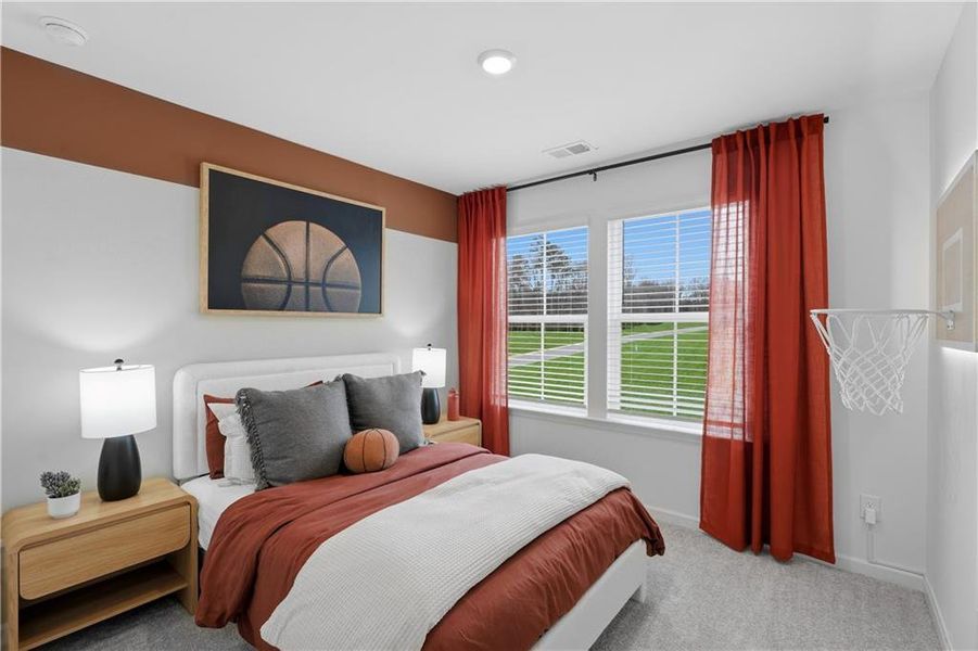 Furnished interior view inside a new home in Crossvine Village, LaGrange (Image 20).