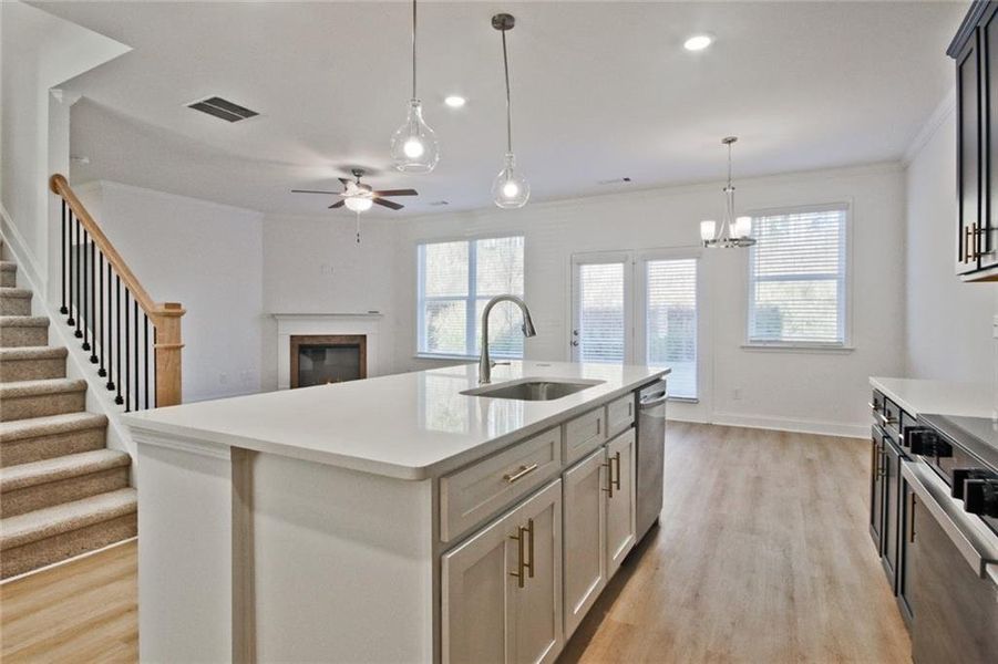 Furnished interior view inside a new home in Paces Estates, Lithia Springs (Image 4).