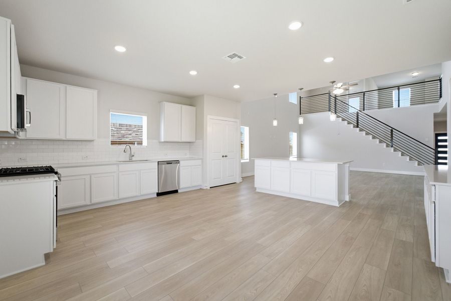 Furnished interior view inside a new home in Sunfield, Buda (Image 12).