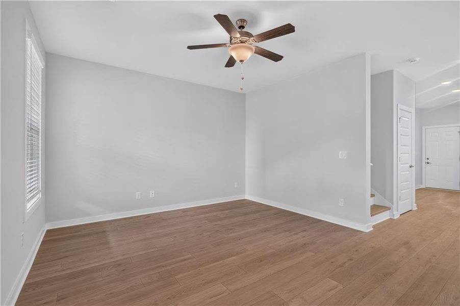 Spacious, unfurnished interior of a new home in The Cottages at East Lanier, Fayetteville (Image 12).