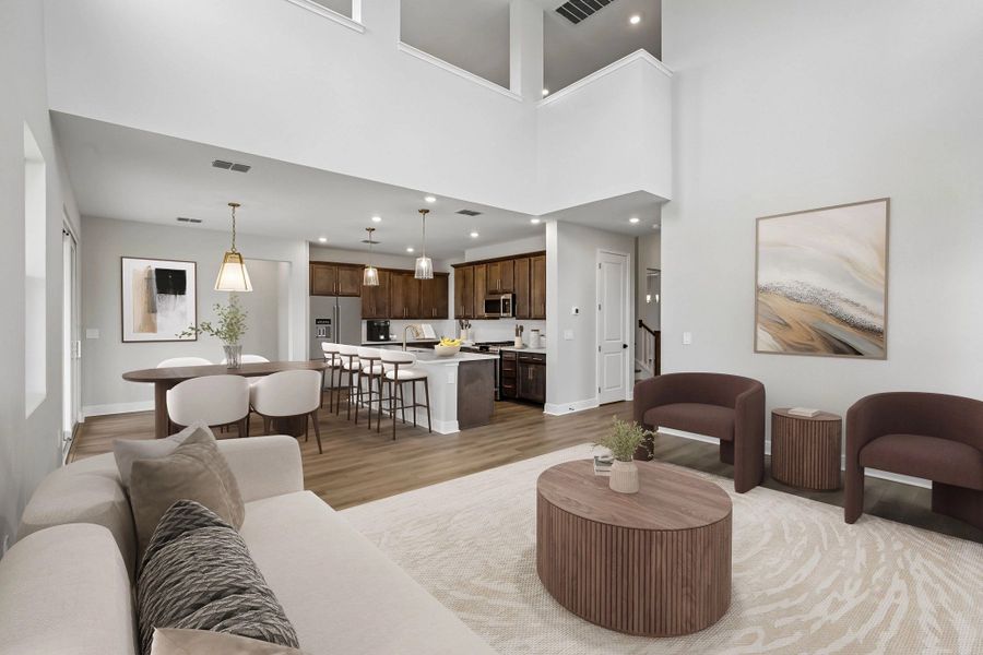 Furnished interior view inside a new home in Oakfield Trails, Parrish (Image 11).