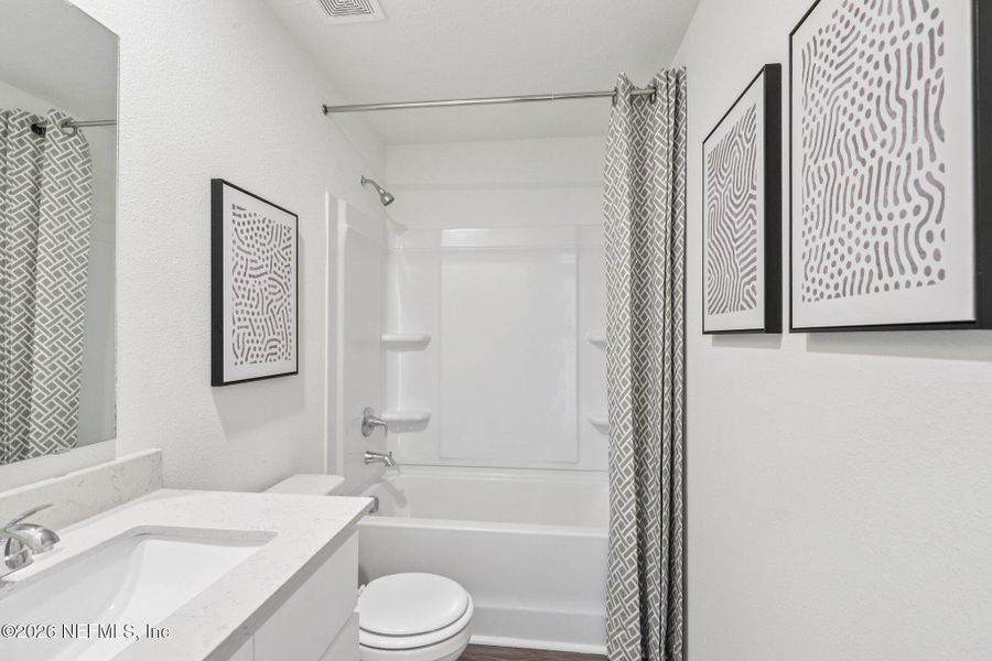 Furnished interior view inside a new home in , Jacksonville (Image 13).