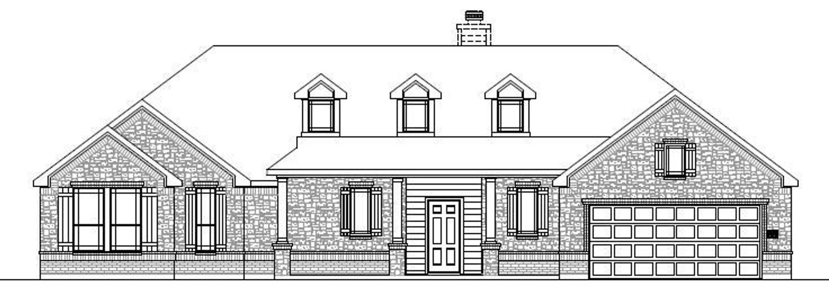 Madison Floorplan - Elevation D Madison Floorplan - Elevation D