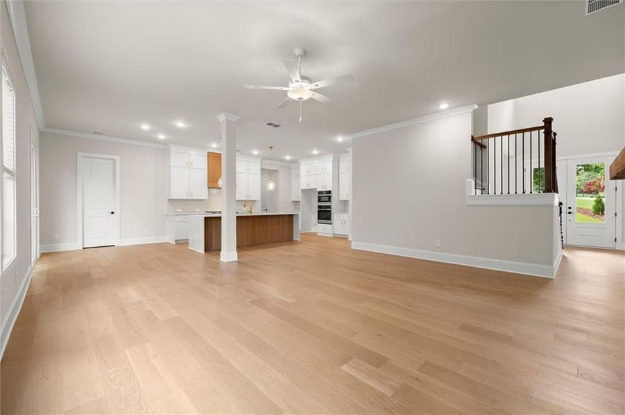Spacious, unfurnished interior of a new home in , Flowery Branch (Image 52). Spacious, unfurnished interior of a new home in , Flowery Branch (Image 52).