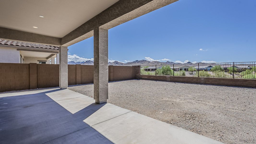 Furnished interior view inside a new home in Hacienda at Estrella, Goodyear (Image 37).