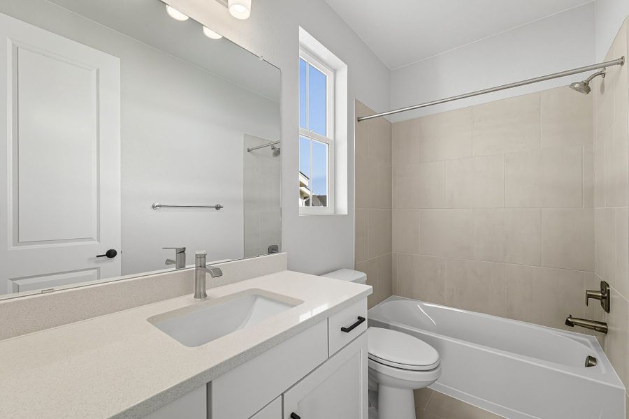 Furnished interior view inside a new home in Macanta Destination Collection, Castle Rock (Image 9).