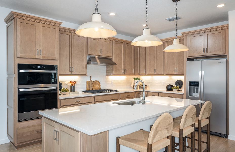 Representative furnished interior of a home built from the Yellowstone by Pulte Homes in Riversong, Parrish (Image 14).