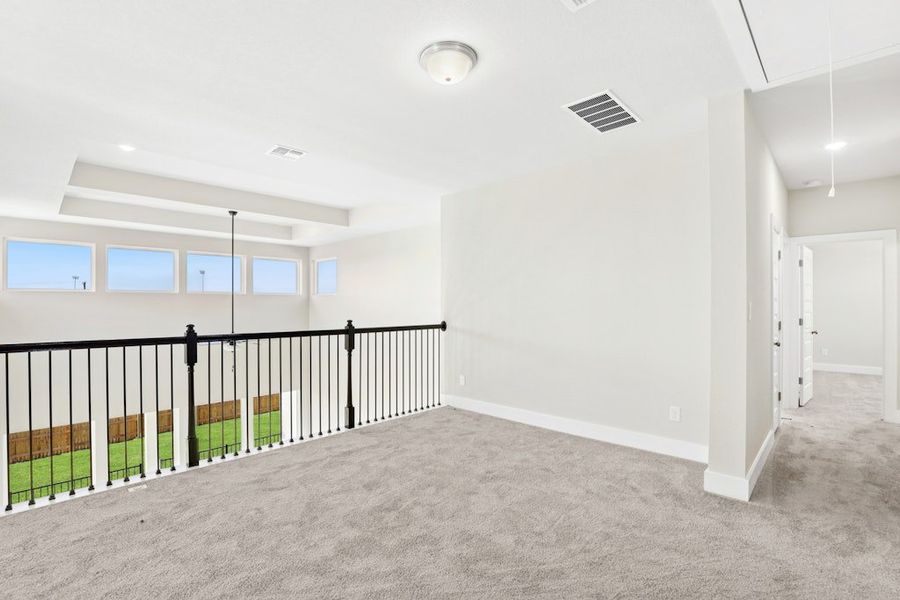 Spacious, unfurnished interior of a new home in Blackhawk, Pflugerville (Image 45).