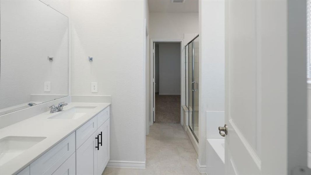 Furnished interior view inside a new home in The Landing at Hidden Lakes, McKinney (Image 9).