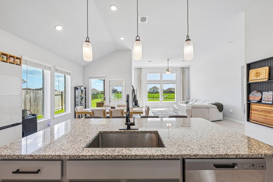 Furnished interior view inside a new home in , Alvin (Image 10). Furnished interior view inside a new home in , Alvin (Image 10).