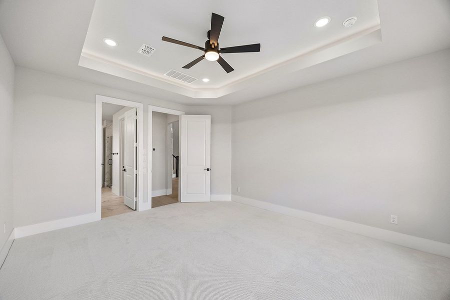 Representative unfurnished interior of a home built from the Sydney by Landon Homes in Fields - East Village, Frisco (Image 22). Representative unfurnished interior of a home built from the Sydney by Landon Homes in Fields - East Village, Frisco (Image 22).