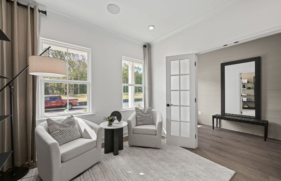 Furnished interior view inside a new home in Briar Creek, Atlanta (Image 4).