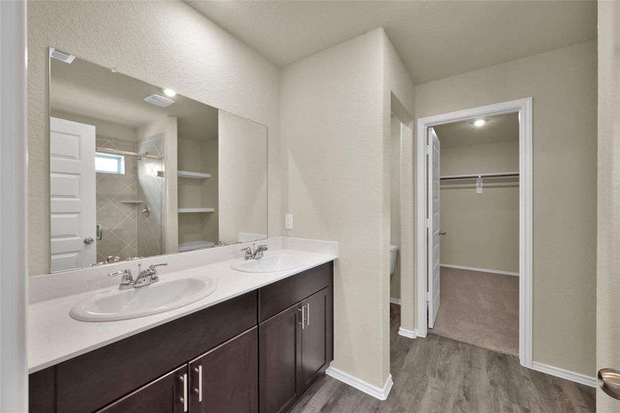 Furnished interior view inside a new home in Lakes at Black Oak, Magnolia (Image 9).