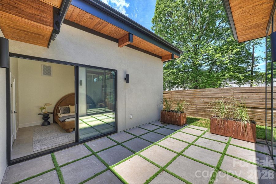 Exterior details and patio area of a home in , Charlotte (Image 25). Exterior details and patio area of a home in , Charlotte (Image 25).