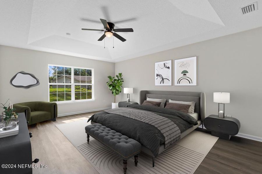 Furnished interior view inside a new home in , Jacksonville (Image 18).